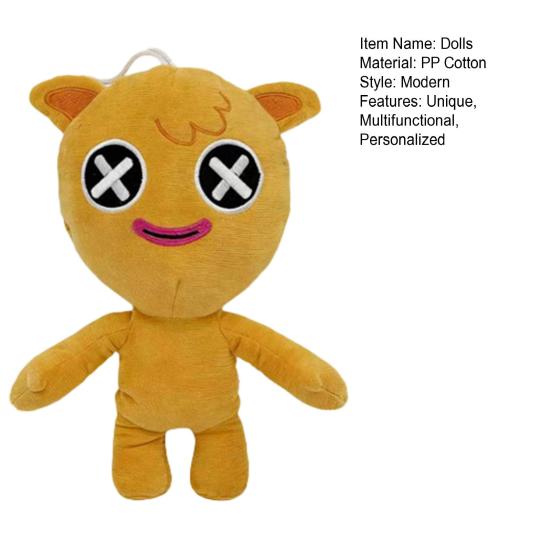 Playtime Chapter Character Doll 25cm Soft Stuffed Animal Cuddly Huggable Pillow Home Decor Gift for Kids Fans