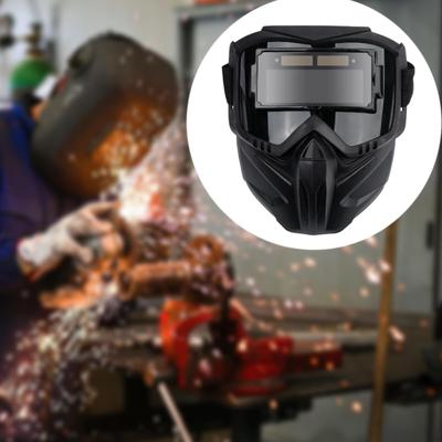 True Color Automatisch Verduisterende Lasbril Lasser Masker Gezichtsbeschermer Stofbestendig Afneembaar