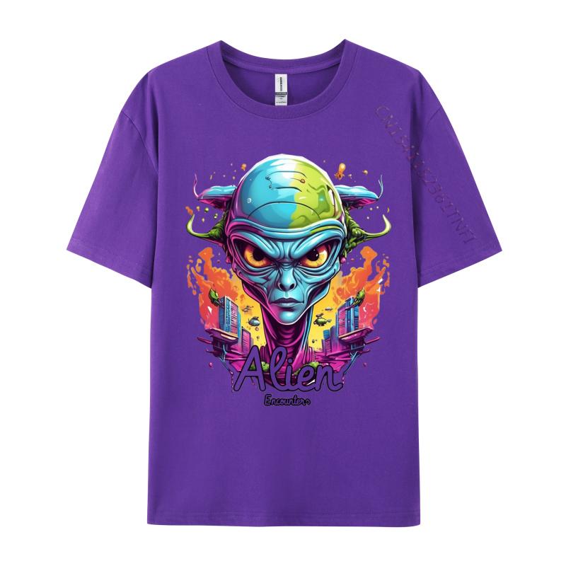 Exploring Extraterrestrial Wonders Alien Tshirt Gift TShirt Cotton Man T Shirt Custom Popular Tshirts