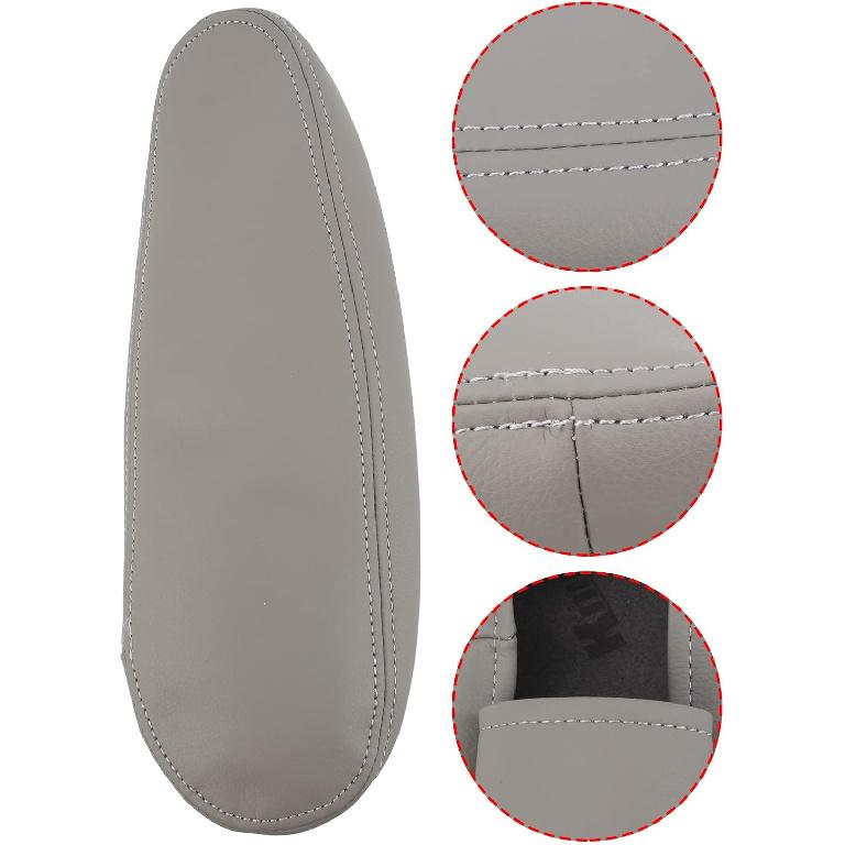 AUTOKAY Seat Armrest Covers Fits for Toyota Sequoia 2001-2007-Gray