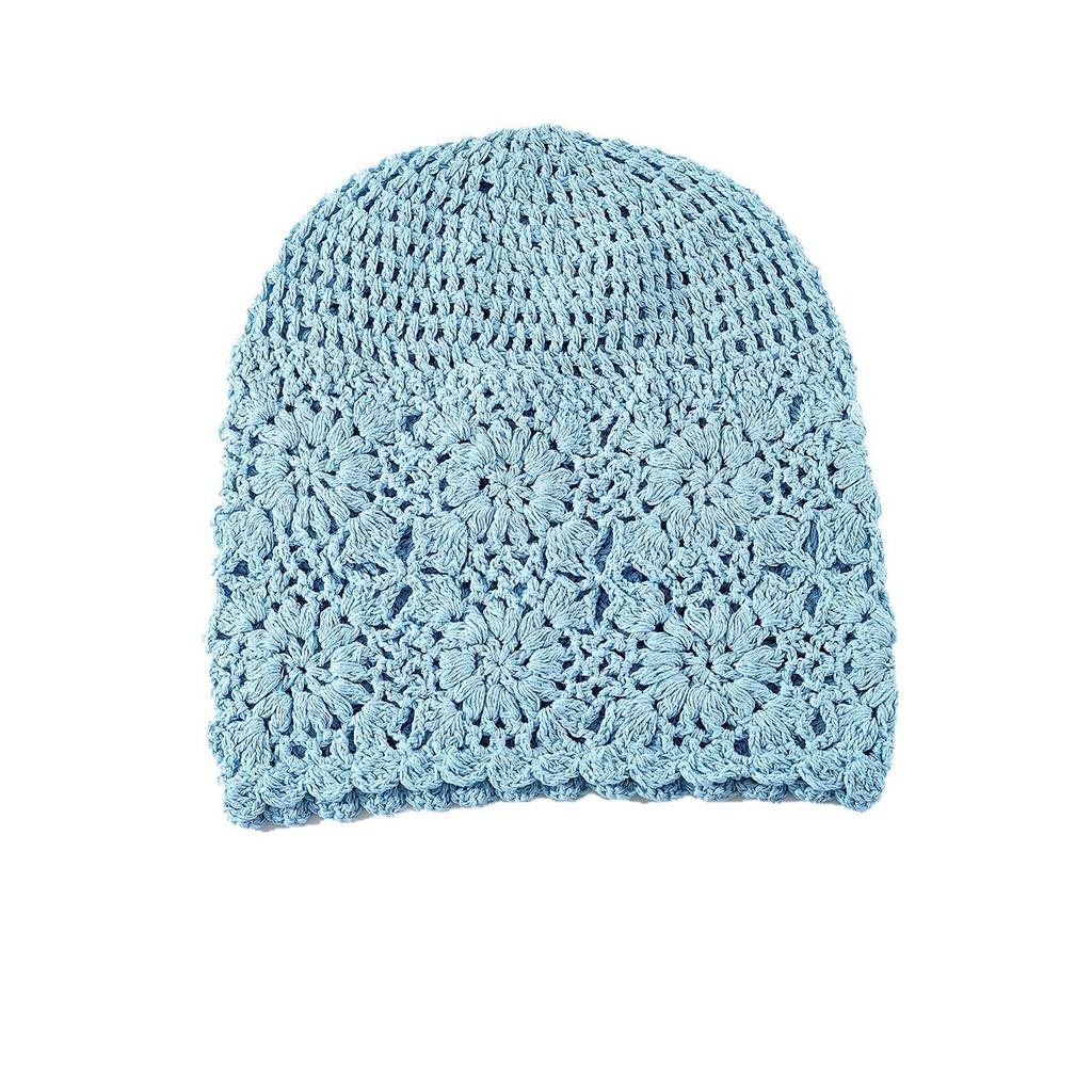 Japanese Handmade Crochet Turban Hat - Retro, Artistic, Versatile, Hollow Knit Design