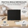 27 Lines 30 Cells Thickened Structure Braille Writing Slate  Classroom Education Use