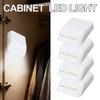 LED Cabinet Motion Sensor Light, No Battery Included Closet Lamp, Battery Operated Wardrobe Lighting for Kitchen Cupboard Indoor