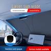 Laser Car Sunshade Privacy Curtain: Heat Insulation & Sun Protection for Front Windshield