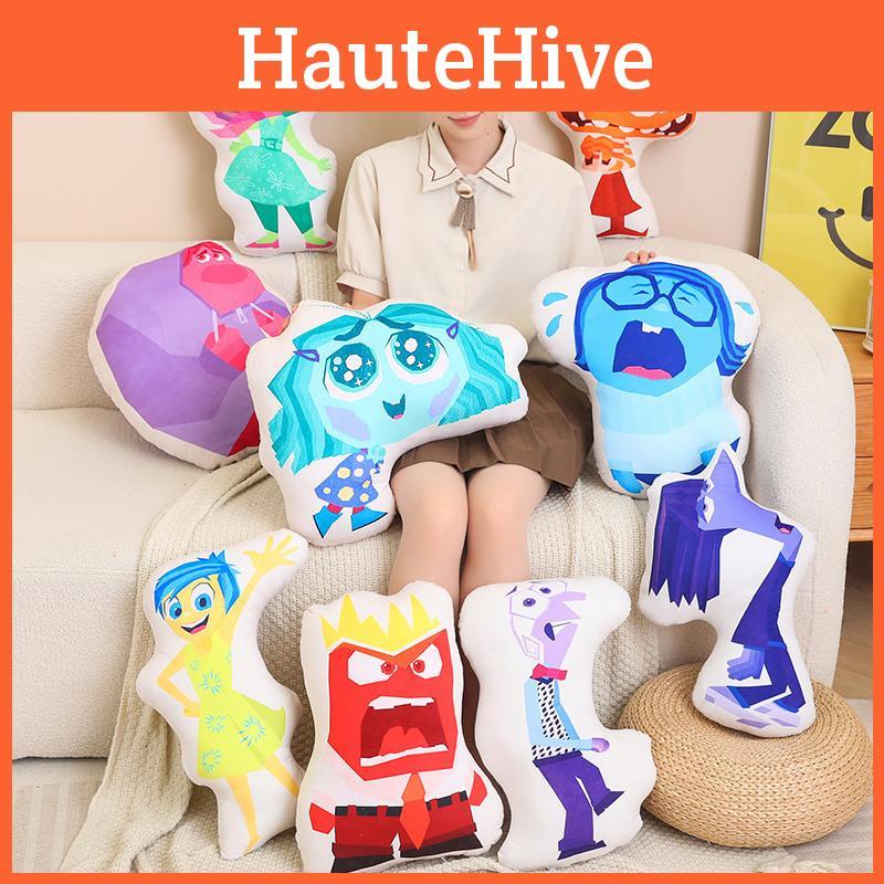 Out Anxiety Inside Envy Disgust Sadness Fear Ennui Plush Pillow Toy Gift Doll