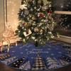Yousheng Christmas Tree Skirt Soldier Xmas Tree Pattern Decorative Tree Cover Cozy Tree Skirt Christmas Festival Accessory