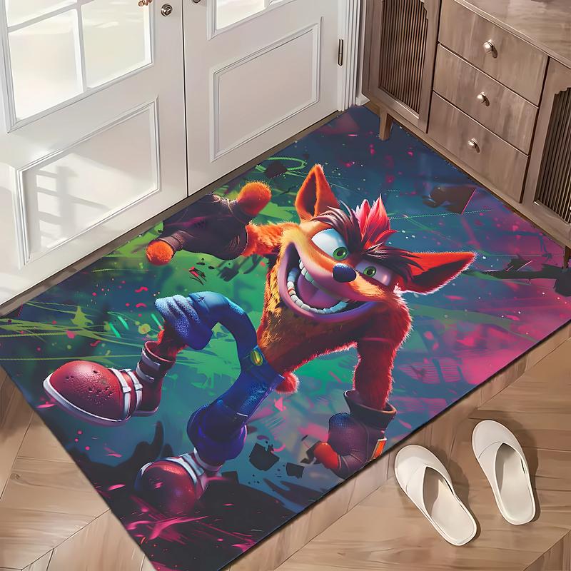 Crash-Bandicoot (14) Büroteppiche geeignet für Wohnzimmer Schlafzimmer Büros und Küchen ein Geschenk für moderne Wohnkultur