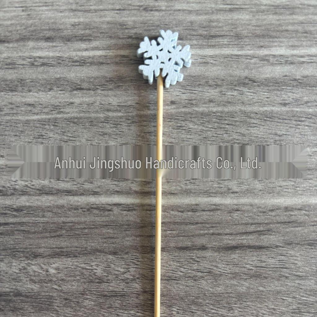 Moș Crăciun Bambus Cocktail de Crăciun și Frigarui de Fructe