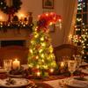 High Density Artificial Tree with Lights, Branch Design for Holiday Decoration