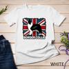 Border Collie Dog Union Jack British Flag Unisex T-shirt