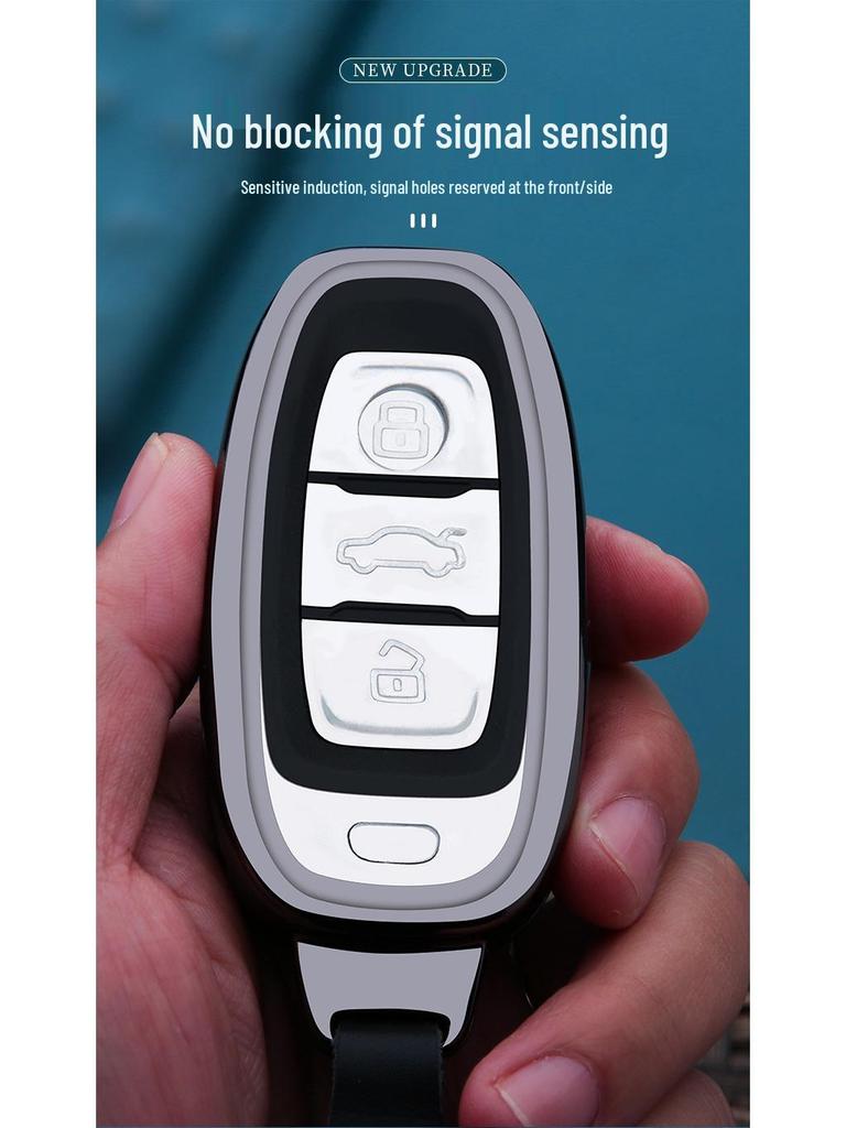 High-End Metal Car Key Case for Hongqi H5, H9, HS9, H7, E-QM5, HS3, HS5