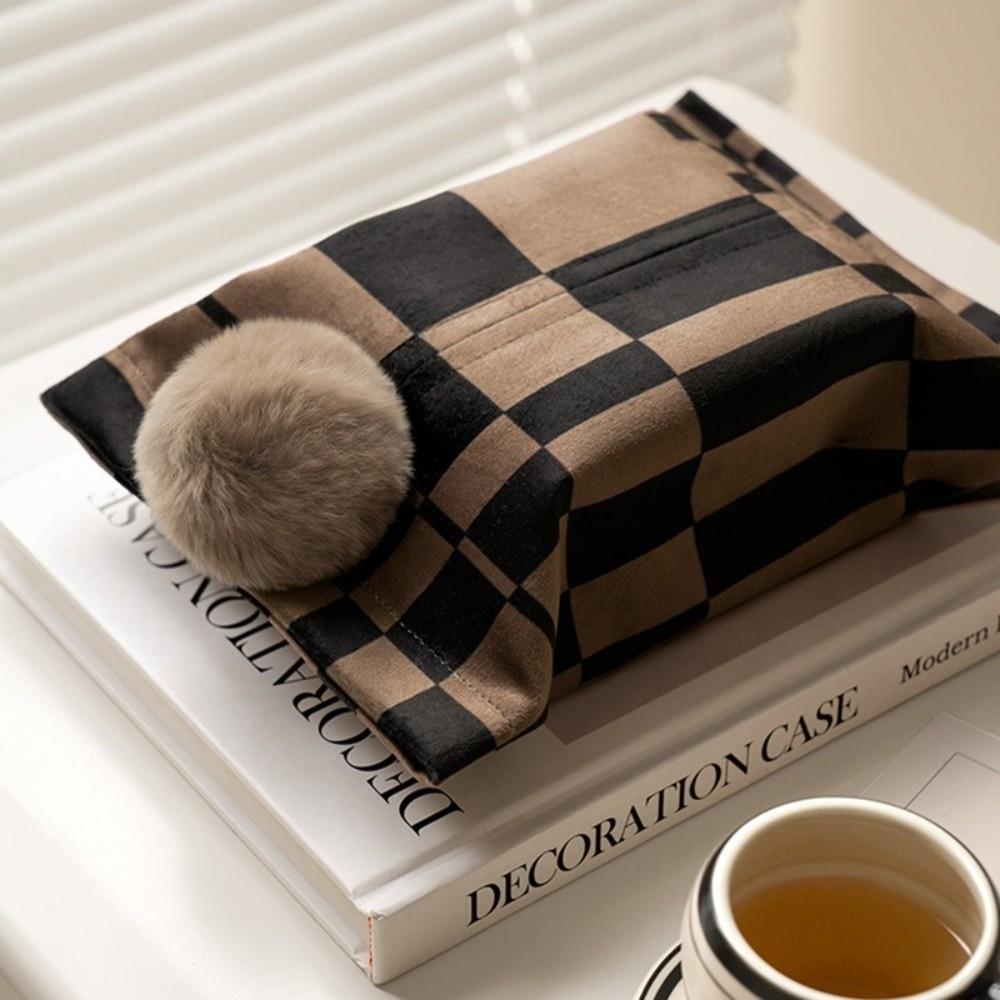 High Quality Luxury Tissue Box Multipurpose Portable Napkin Storage Bag Convenient Napkin Dispenser Car Organizer Decorative