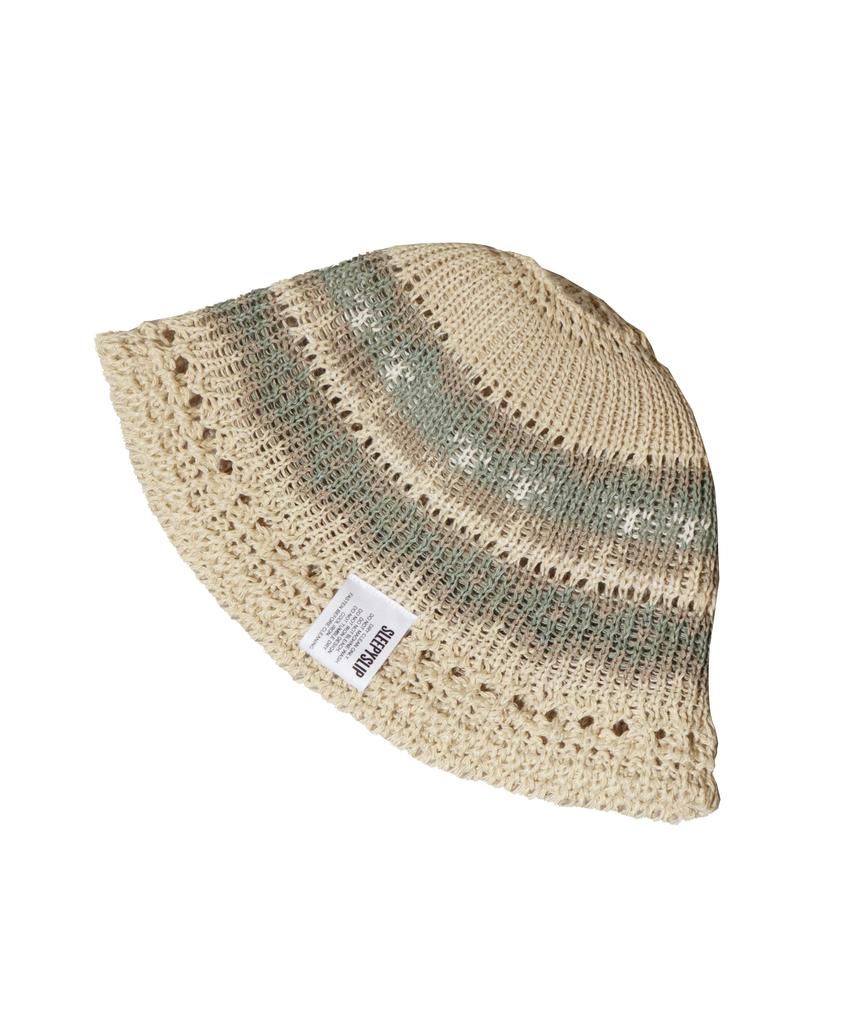 Seullipiseullib Maria Beige/Khaki Bucket Hat