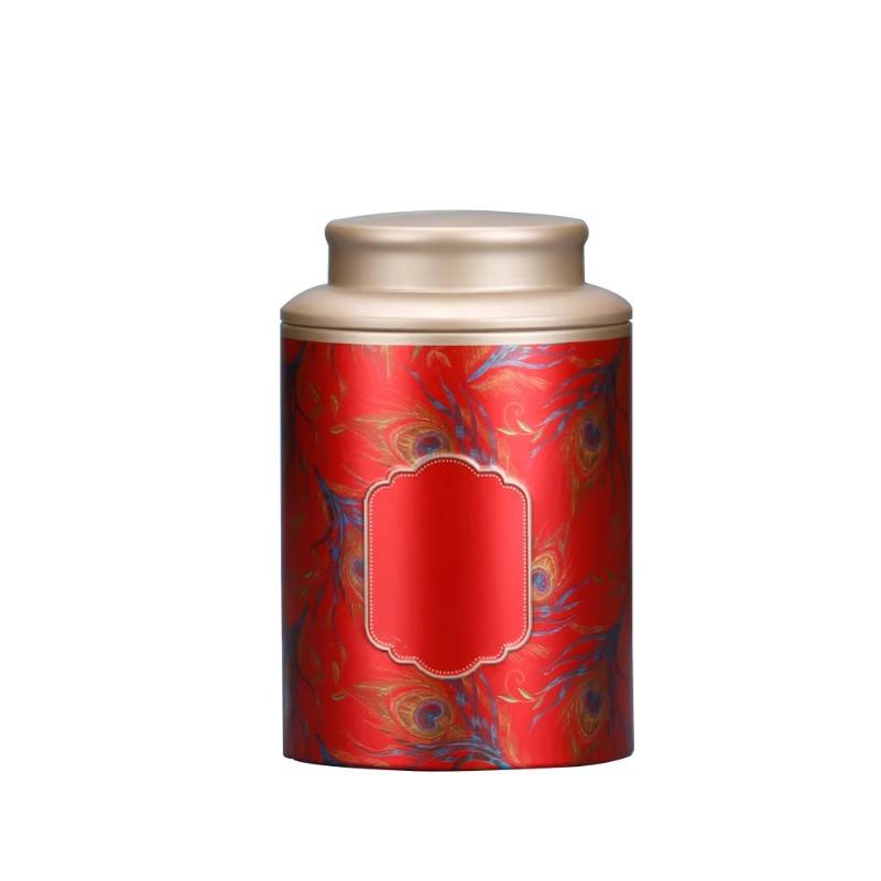 Tea Cans Iron Cans New Iron Boxes Empty Cans Half A Pound One Pound Dianhong Tea Rock Tea Jin Junmei Large Round