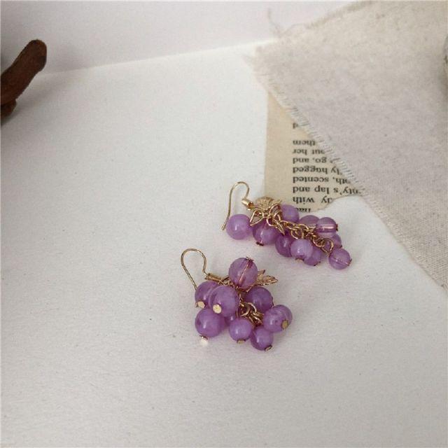 New Fashion 1 Pair Statement Flower Crystal Bead Tassel Fringed Earrings For Women Rhinestone Long Chain Crystal Drop Earrings