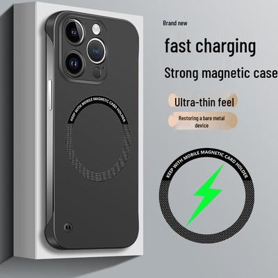 iPhone 17 Pro Max Frameless Magnetic Magsafe Case with Drop Protection