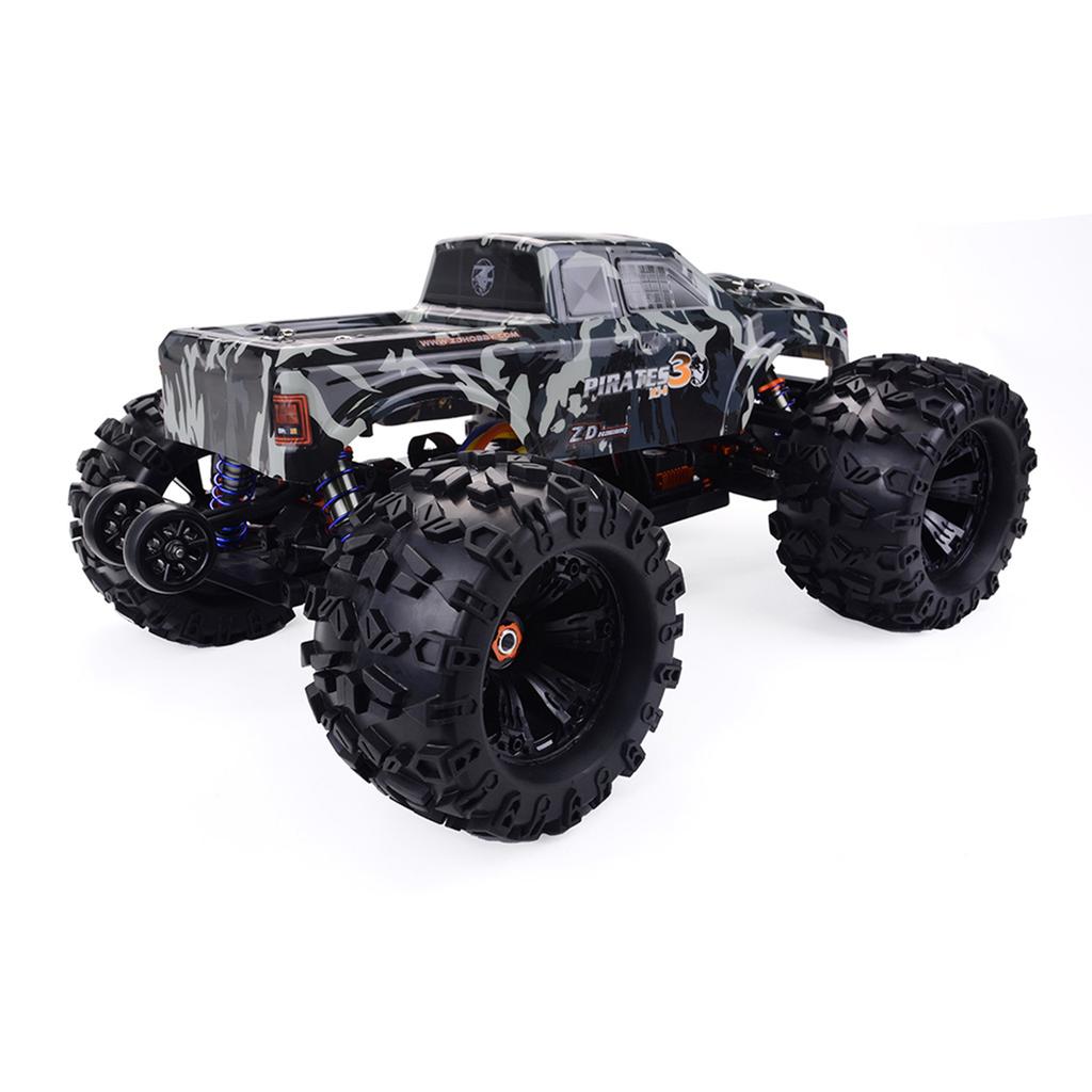 1/8 ZD Racing MT8 RC Car 2.4G 4WD RTR Brushless Monster Truck Buggy Off-road Truggy Vehicle 90km/h High-speed Racing RC Car
