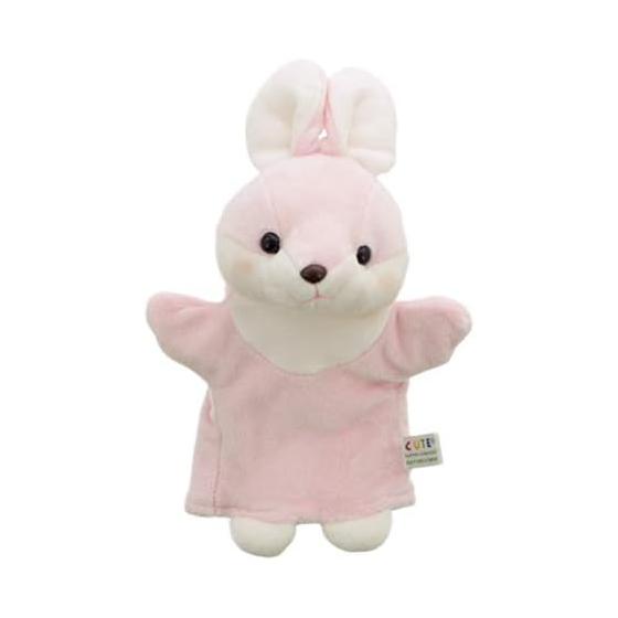 PUPPET COLLECTION NATURE & FARM Rabbit Hand Puppet Pink Small