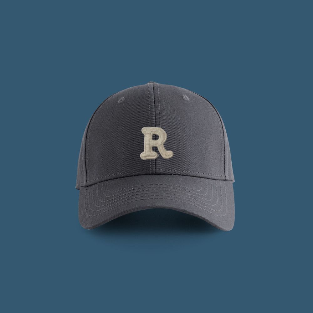 Cotton breathable new cap children's R letter summer sunshade sun protection outdoor sports baseball cap men's versatile
