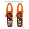 PEAKMETER PM2128 Clamp Meter 1000A Digital Multimeter, High-Precision AC/DC Clamp Current Meter with Digital Display