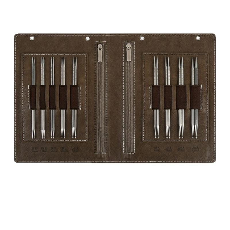 Amanti del Fai-da-te Set di Aghi Esagonali Staccabili a Goccia Tonda in Acciaio Inossidabile per Cucito e Lavoro a Maglia