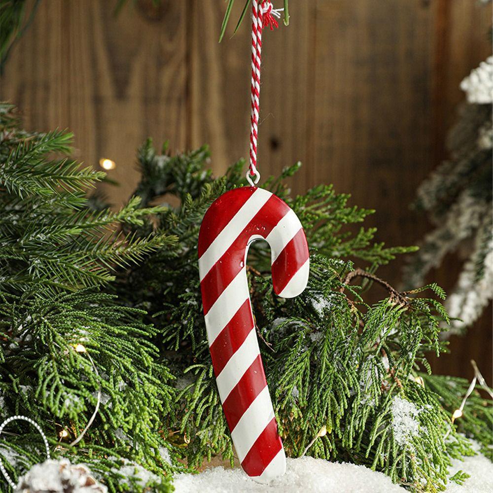 Nordic Style Xmas Tree Hanging Pendant Iron Snowflake Pendant  Party Favors