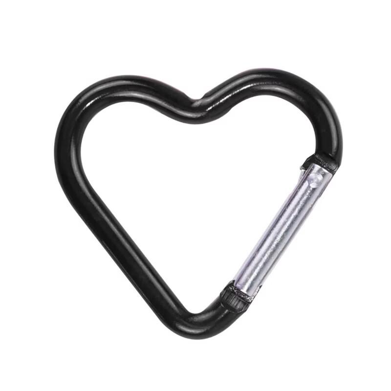 Brangdy Heart-shaped Aluminum Carabiner Keychain