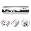 Universal Motorcycle Flame Exhaust Pipe Heat Shield Cover Heel Guard for Harley Honda Suzuki Yamaha Touring - Black