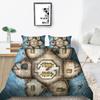 3D Map Printing Duvet Cover Set with Pillowcase Cartoon Home Textiles Bedding Set Children Twin Single Size Bed Sets