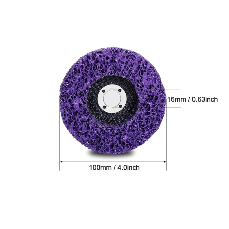 100/115/125mm Strip Discs Stripping Wheel For Angle Grinder Paint Stripper Abrasive Wheel Clean Remove Paint Rust Weld Oxidation