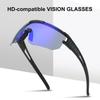 Women Cycling Sunglasses Nose Pads Sunshade Windproof No Rim Block UV Light Transparent Clear View Summer Outdoor Sunglasses Eyewear Accessories