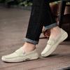 Spring and Autumn Men's Slip-on Lazy Shoes Korean Style Nubuck Leather Casual Fashion Men's Shoes Leather Shoes