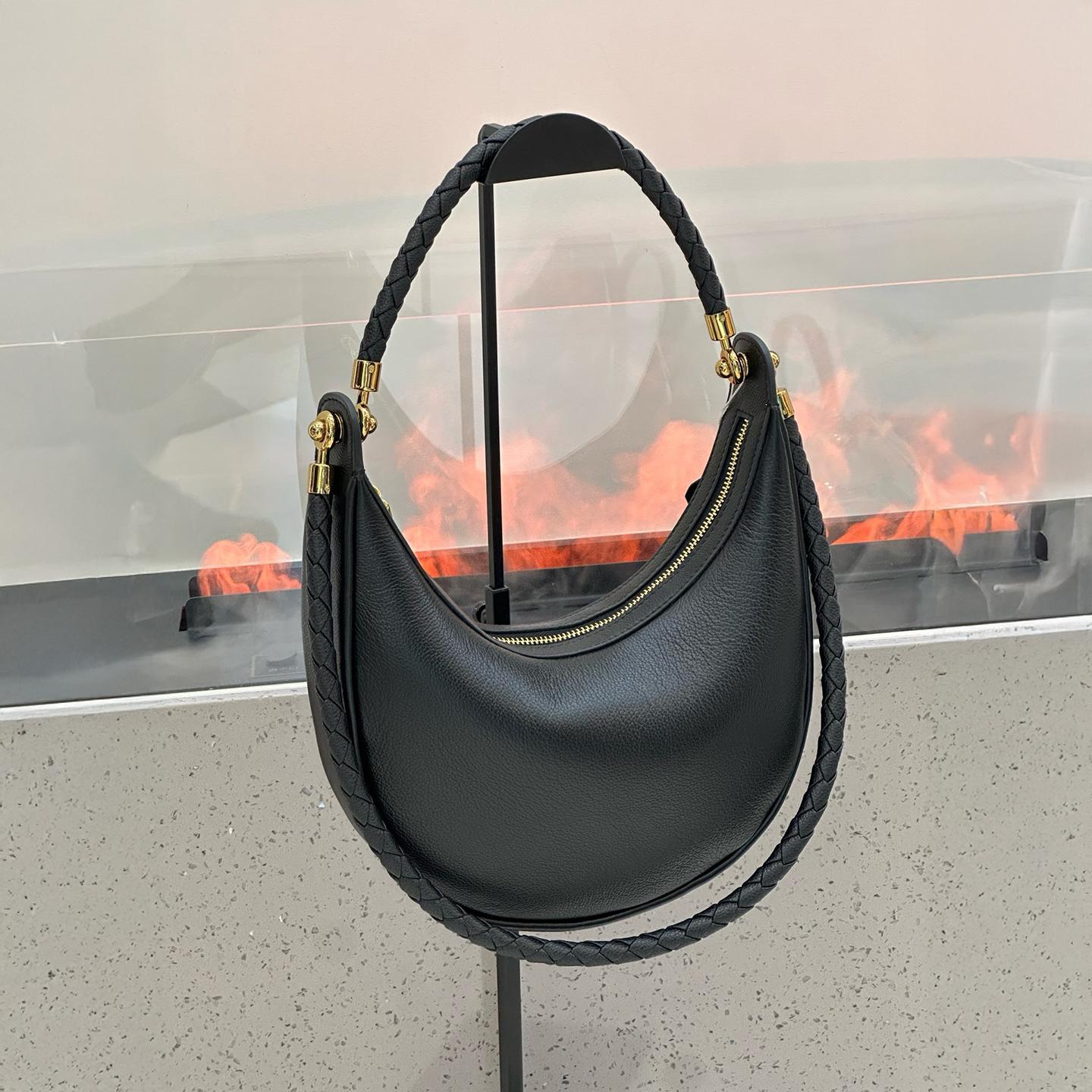 

Mendy Women s Bag handbag Leather Crescent Underarm Bag Vintage Elegant Shoulder Bag Daily Commute Luxury Designers Bags