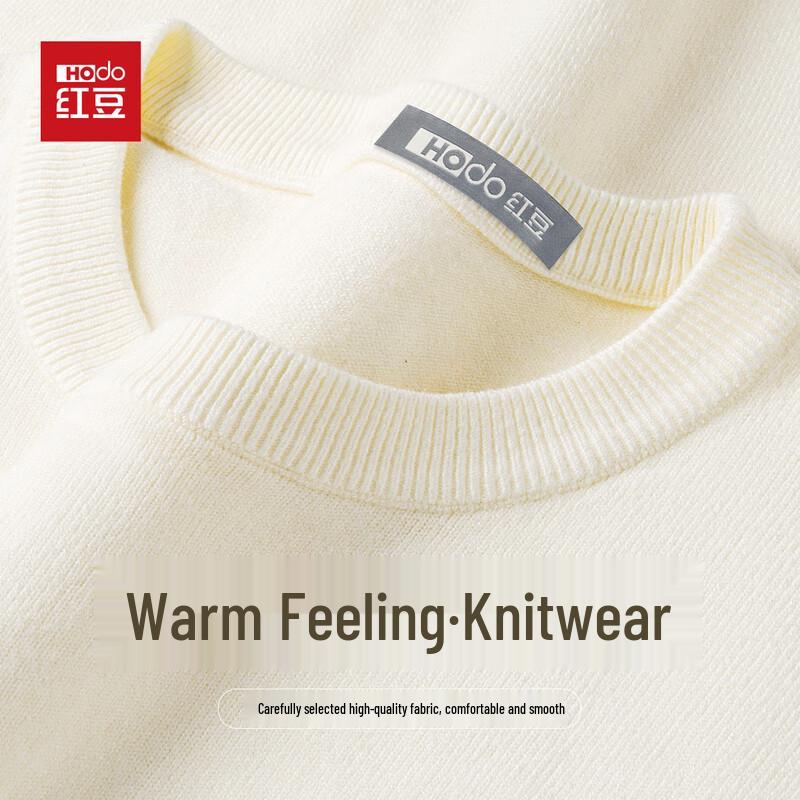 

Hodo Men s Thickened Solid Round Neck Knit Sweater 3XL