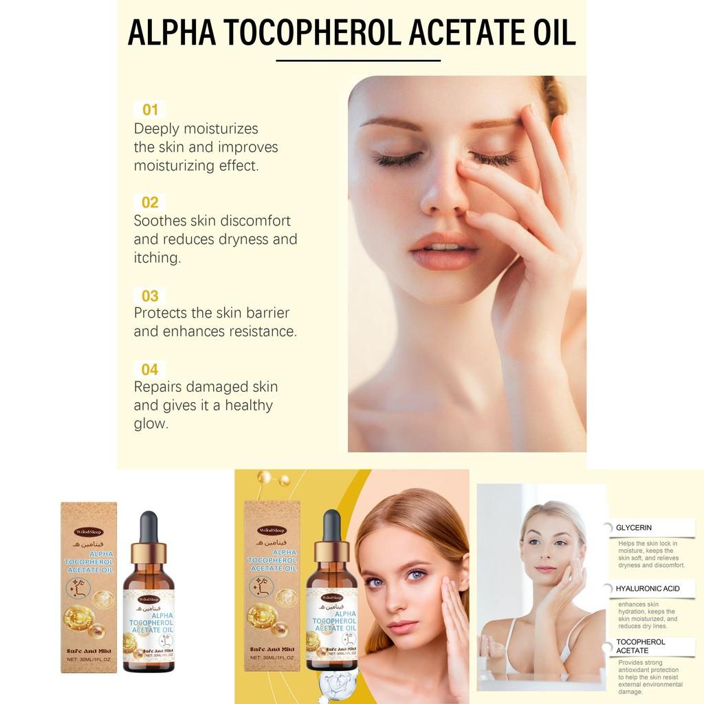 Woodsleep Vitamin E Oil For Hydrating And Nourishing Dry Skin With Smooth Radiance