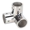 3 Way Corner Tee Joint 316 Stainless Steel Mirror Polished Yacht Hand Rail Elbow Pipe Fittings