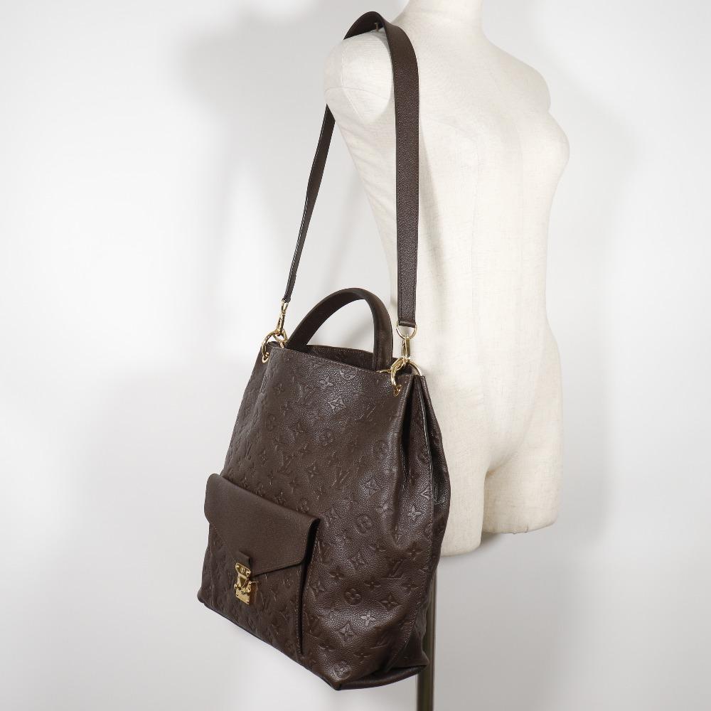 LOUIS VUITTON Metis Shoulder Bag M40809 2WAY Tail Brown Monogram Ann Platt Women Used