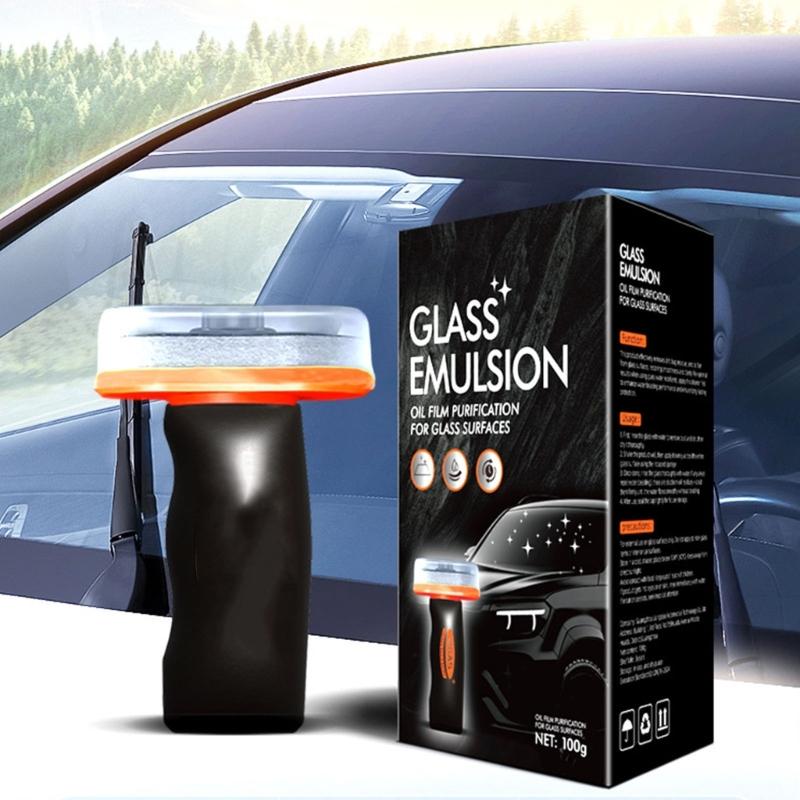 Safe Driving Windshield Cleaner Brush Offering 50 Percent Improved Night and Rain Clear Boosting Reaction Time for Accident Prevention