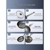 Three-headed Eagle Pure Titanium Wok Frying Pan