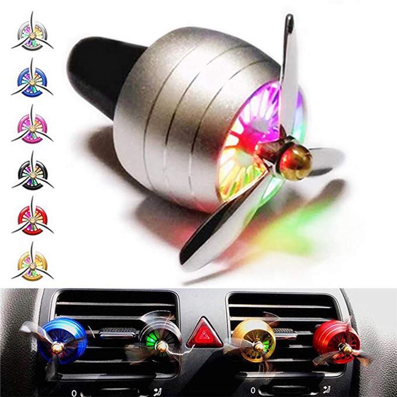 Perfume Diffuser Good Smell Fresh Car LED Air Conditioning Vent Clip Perfume Air Freshener Fragrance