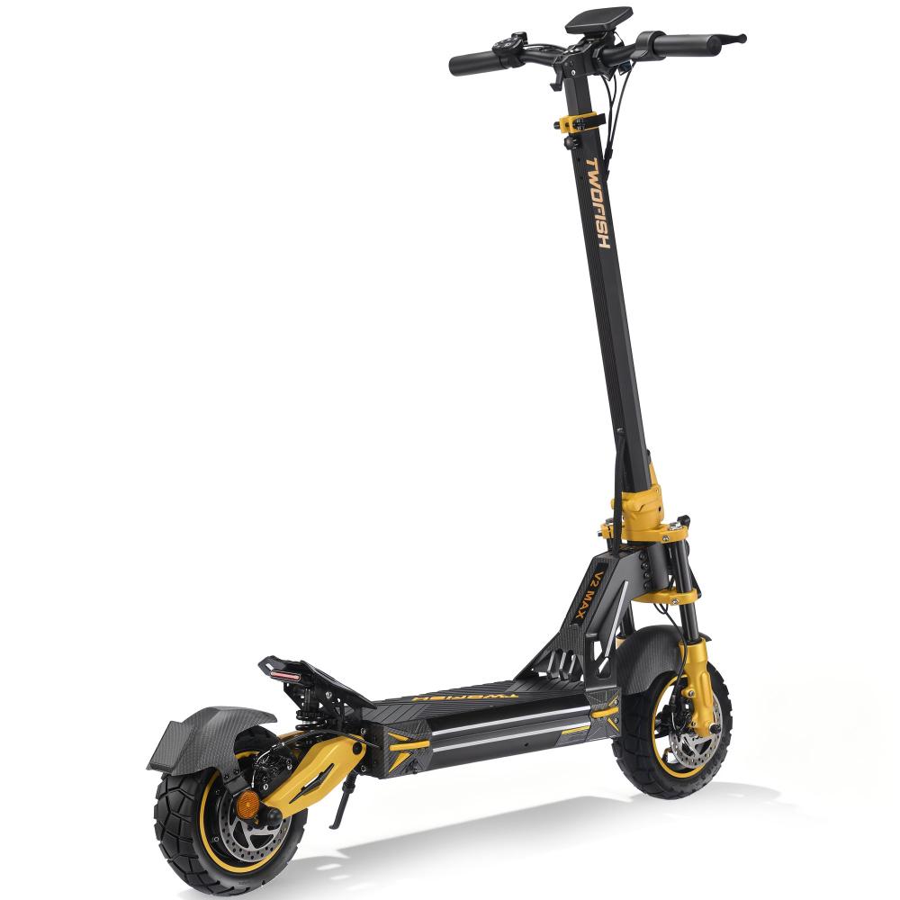 TWOFISH V2 MAX Dospelácka Elektrická Kolobežka 800W Motor 48V 20AH Batéria Maximálne Zaťaženie 120KG Terénna Off-Road Commuting E-Kolobežka