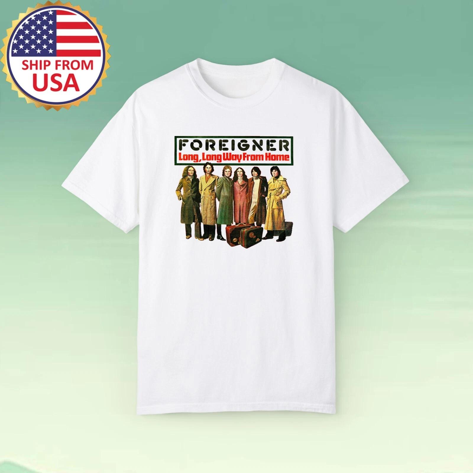 Foreigner Long,Long Way From Home Men s White Size S-5XL S