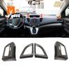 2012 13 14 15 2016 for Honda CRV CR-V ABS Peach Wood Car Left Right Air Condition Outlet AC Vent Cover Trim Styling Accessories