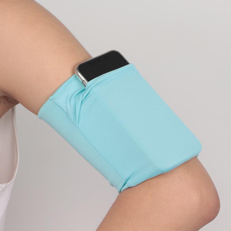 Elastic Sports Phone Armband and Running Sleeve Bag - Close-Fitting Wrist and Outdoor Bag