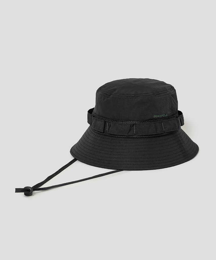 Binpolaegseseoli Nylon Stitch Bucket Hat - Black