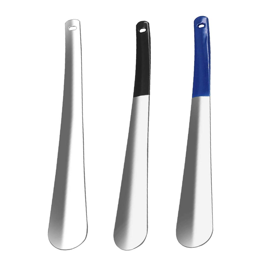 Shoe Horn Long Handled Lightweight Stainless Steel Wall Hanging Metal Shoes Lifter for Summer Sandals Snow Boots Men Women