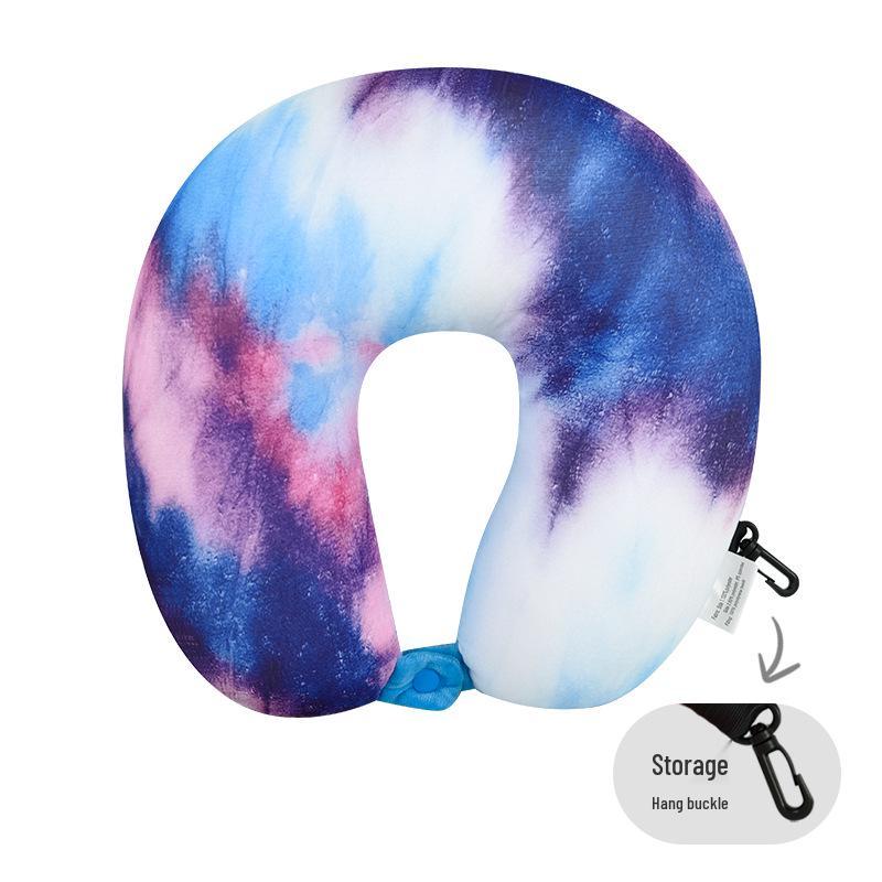 U-Shaped Foam Neck Pillow for Travel, Office Naps, and Car Support