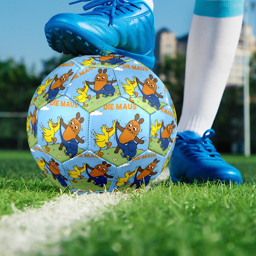 Die Maus Theme Size 5 Soccer Ball, Suitable for Both Indoor and Outdoor Matches, a Gift Suitable for Everyone.