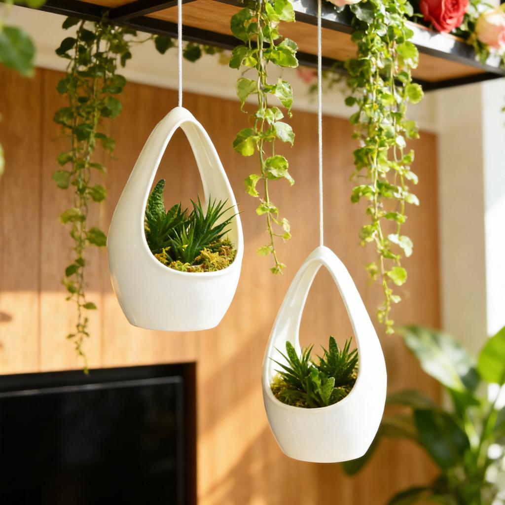 Vattendroppe Hängkorg Blomkruka, Hängande Korgväxter Hänger