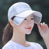UV Protection Long Visor Baseball Cap Mesh Breathable Men's Sunshade Cap Surfing